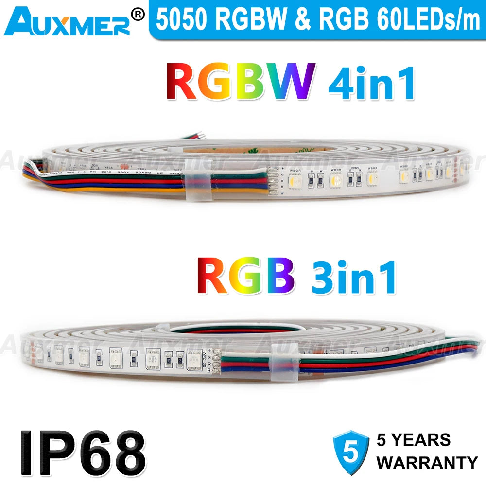 5050 LED Strip Lights RGB/RGBW 4in1
