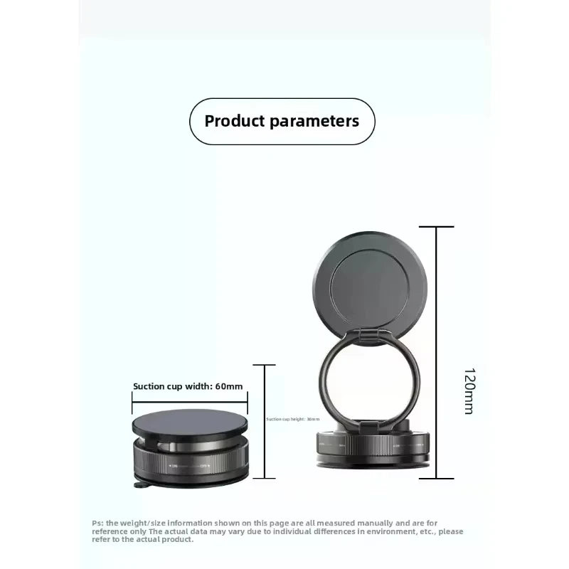 Magnetic Phone Holder for car, 360° Rotatable, Foldable & Adjustable Magnetic Car Mount, , Compatible with iPhone & Other Phones.