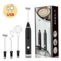 Portable Electric Milk Frothers Handheld Blender USB