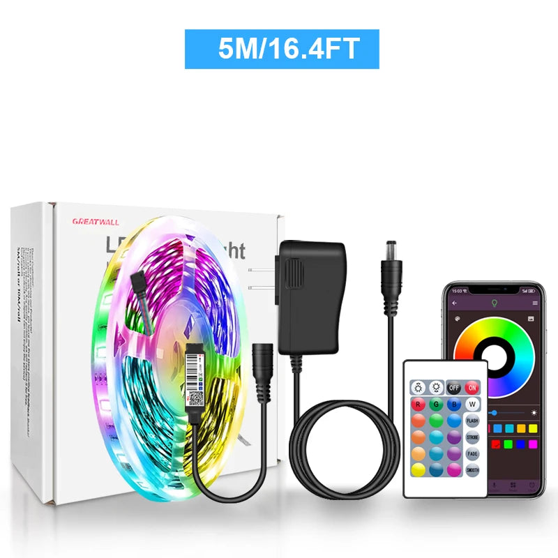 LED Strip Lights RGB 5050 LED Strips Bluetooth APP Control