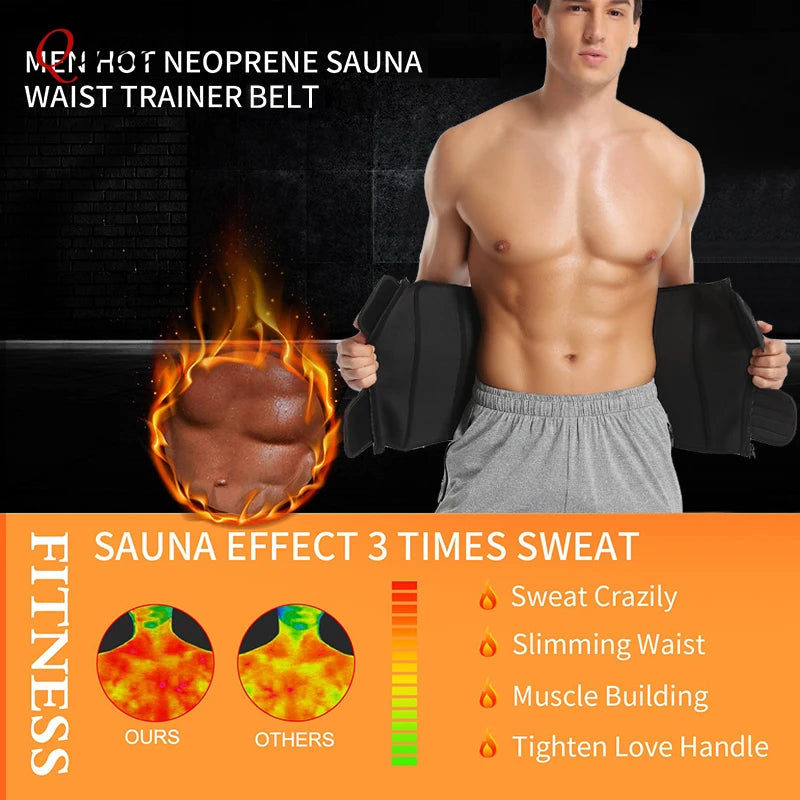 Waist Trainer Corset for Men Workout Sauna.