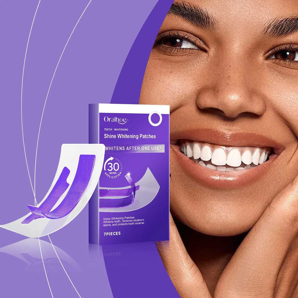 Purple Teeth Whitening Strips Brighten