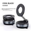 Strong Magnetic Car Phone Holder Foldable Design 360° Adjustable Vacuum Mount for Car/Desk/Bathroom/Universal Use.