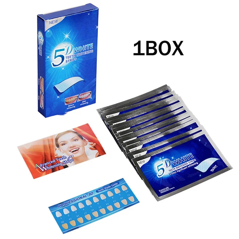 5D Whitening Teeth Stickers