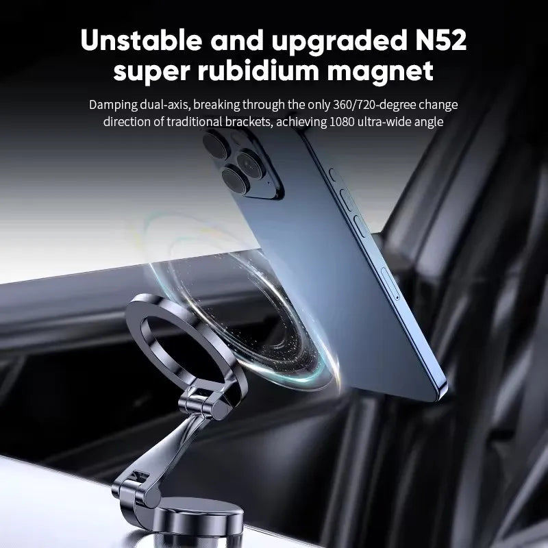 1080 Magsafe Car Phone Holder For Vehicles Mobile Support For The Car Cell Phone Holder in Car For iPhone 16 15 Pro Max Plus.