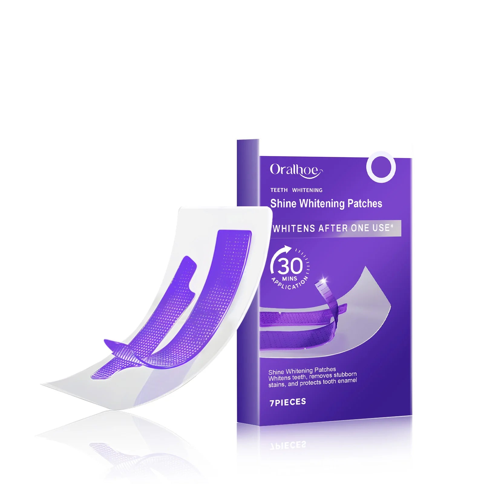 Purple Teeth Whitening Strips Brighten