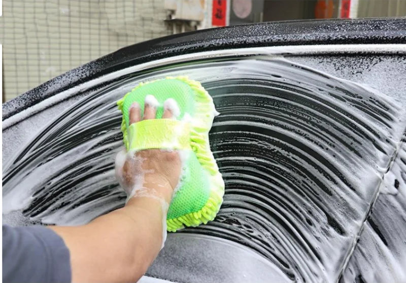 Microfiber Car Washer Sponge Cleaning Car