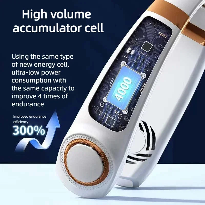 Neck Fan, Portable Bladeless Fan