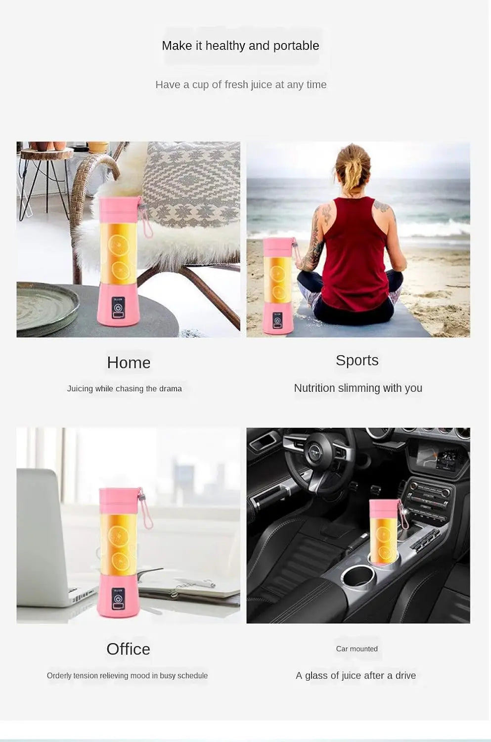 Mini Electric Juicer USB Charging