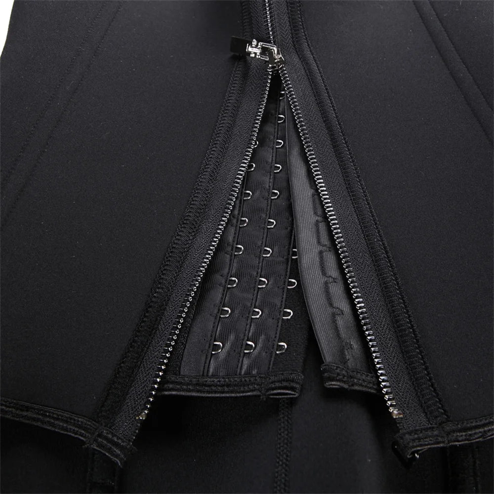 Waist Trainer Tank Top For Women Zipper Body Shaper Tummy Control Sleeveless Top Women's Activewear Body Shaping Underwear.
