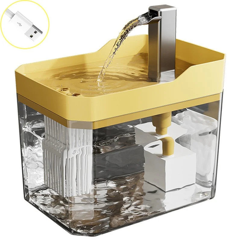 Cat Water Fountain Cat automatic water dispenser filters circulating flowing water intelligent pet automatic water dispenser