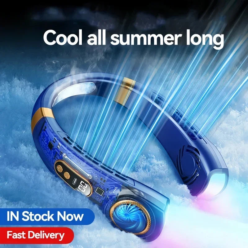 Neck Fan, Portable Bladeless Fan