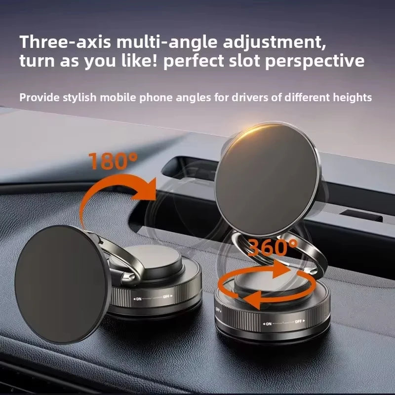 Magnetic Phone Holder for car, 360° Rotatable, Foldable & Adjustable Magnetic Car Mount, , Compatible with iPhone & Other Phones.