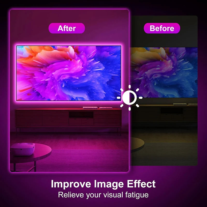Bluetooth Touch LED Strip Lights RGB