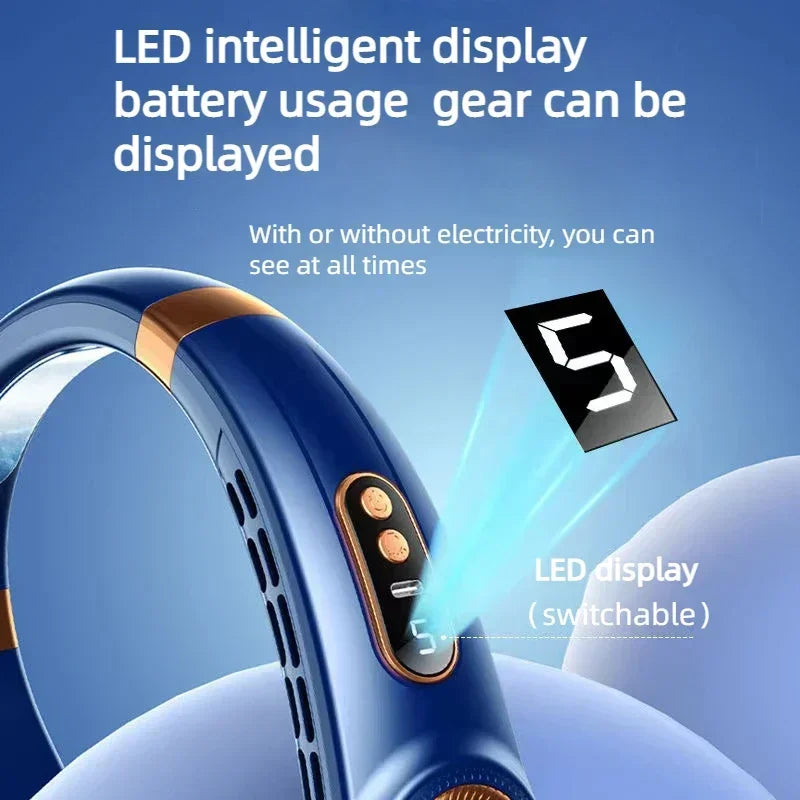 Neck Fan, Portable Bladeless Fan