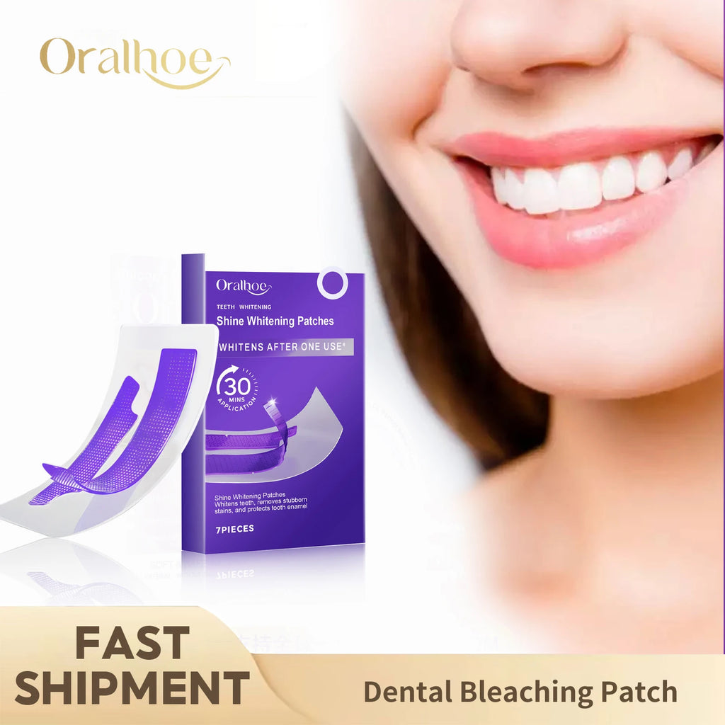 Purple Teeth Whitening Strips Brighten