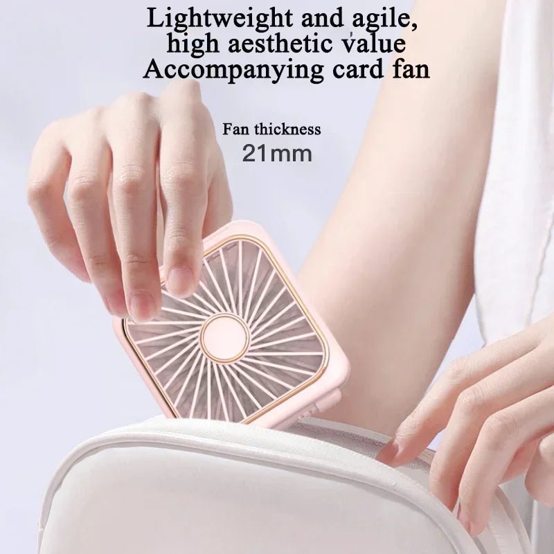 portable Neck Fan Foldable Mini Handheld