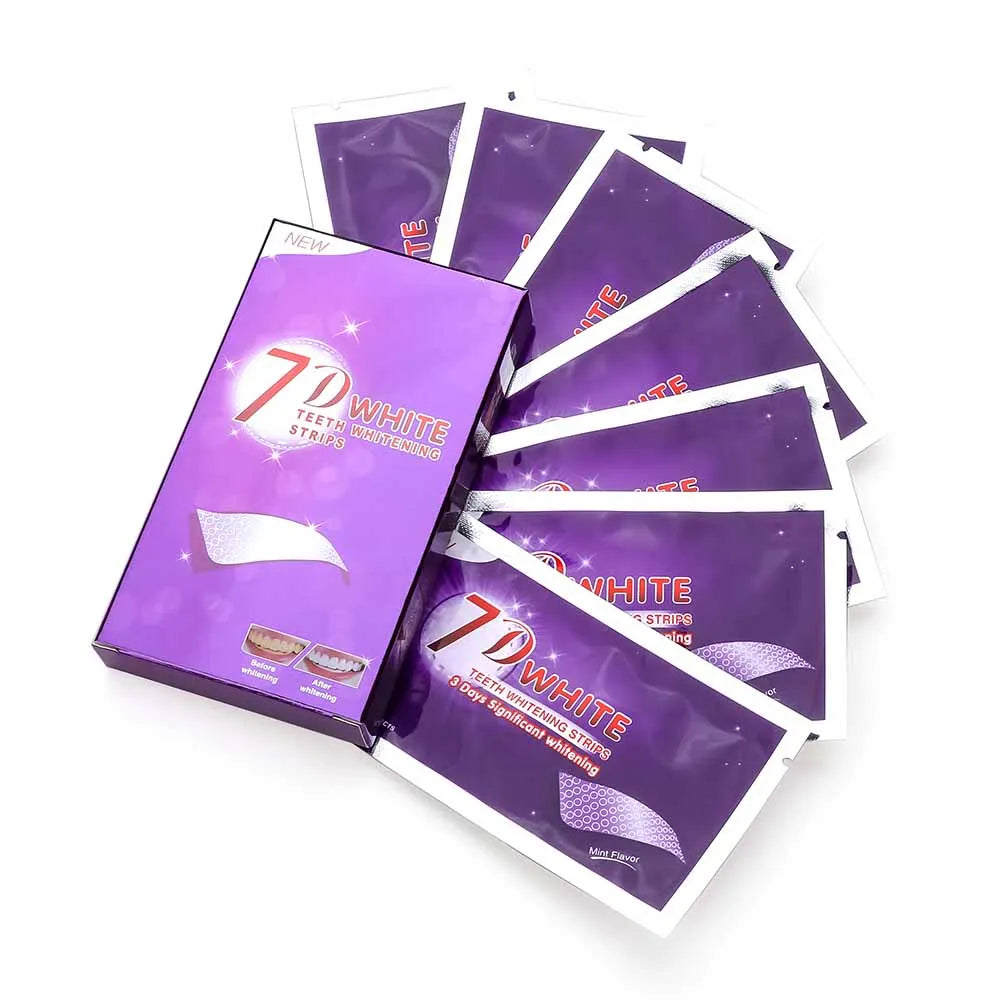 Purple Teeth Whitening Strip No Sensitive Teeth Bleaching