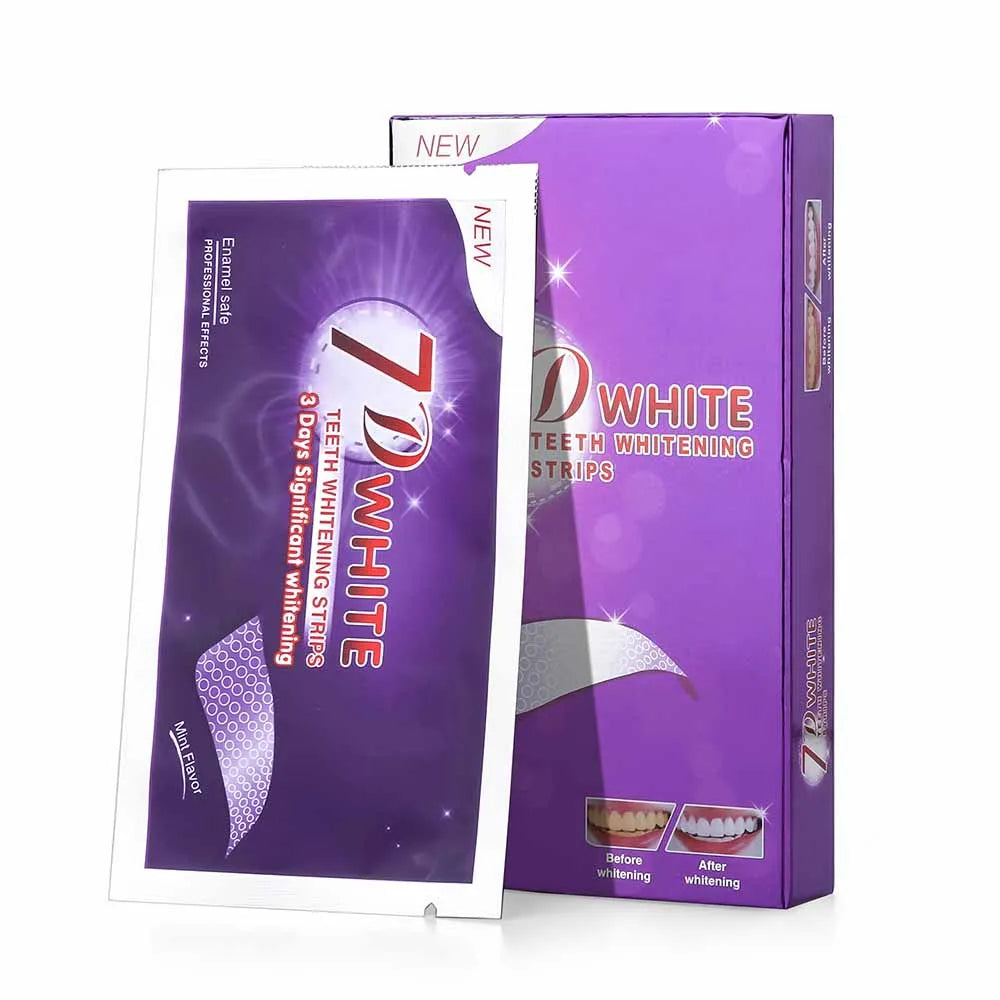 Purple Teeth Whitening Strip No Sensitive Teeth Bleaching