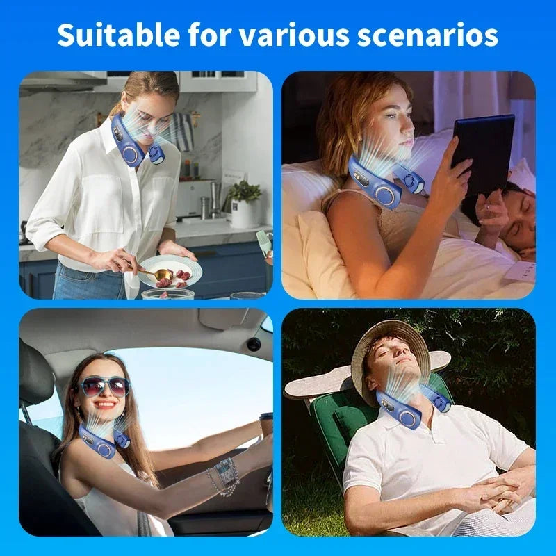 Neck Fan, Portable Bladeless Fan