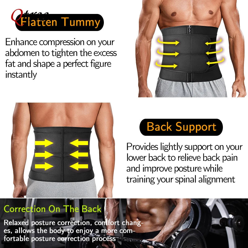 Waist Trainer Corset for Men Workout Sauna.