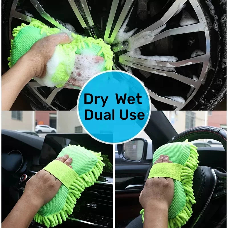 Microfiber Car Washer Sponge Cleaning Car