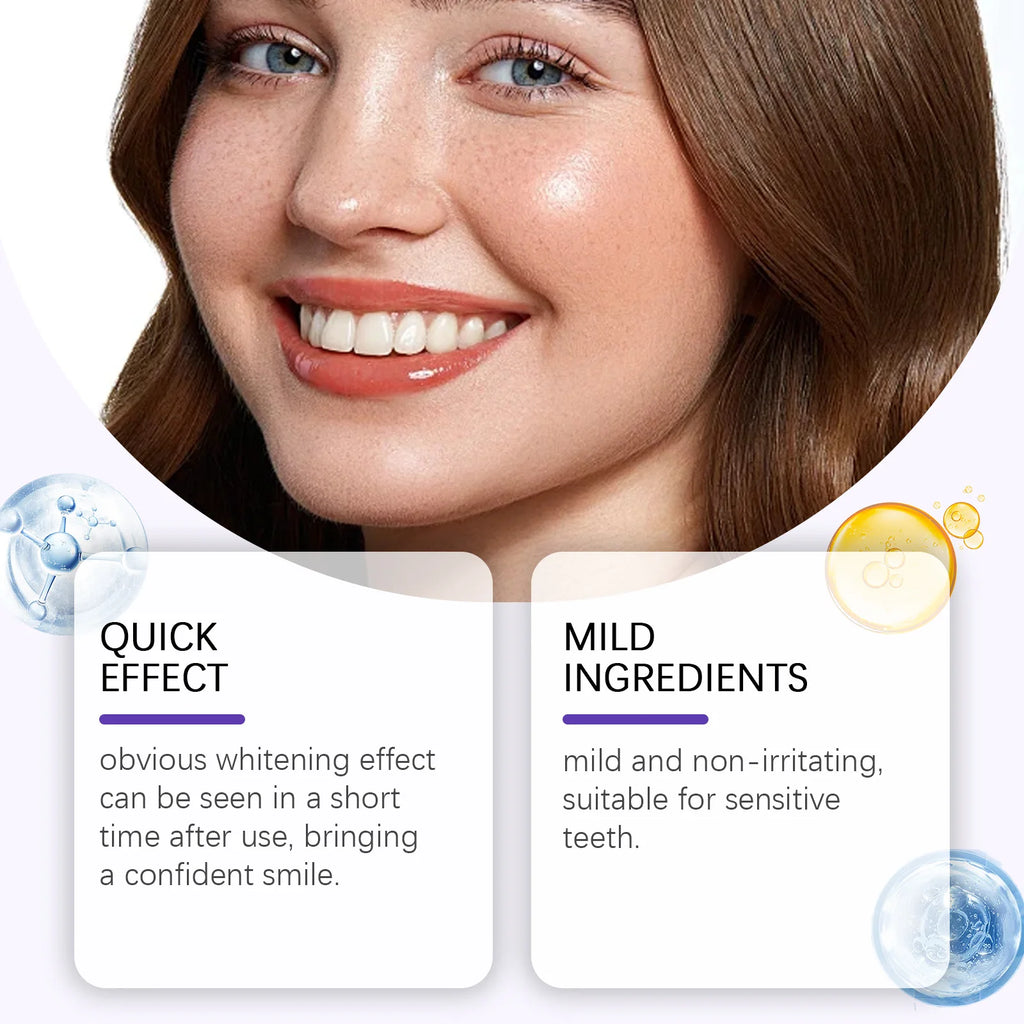 Purple Teeth Whitening Strips Brighten