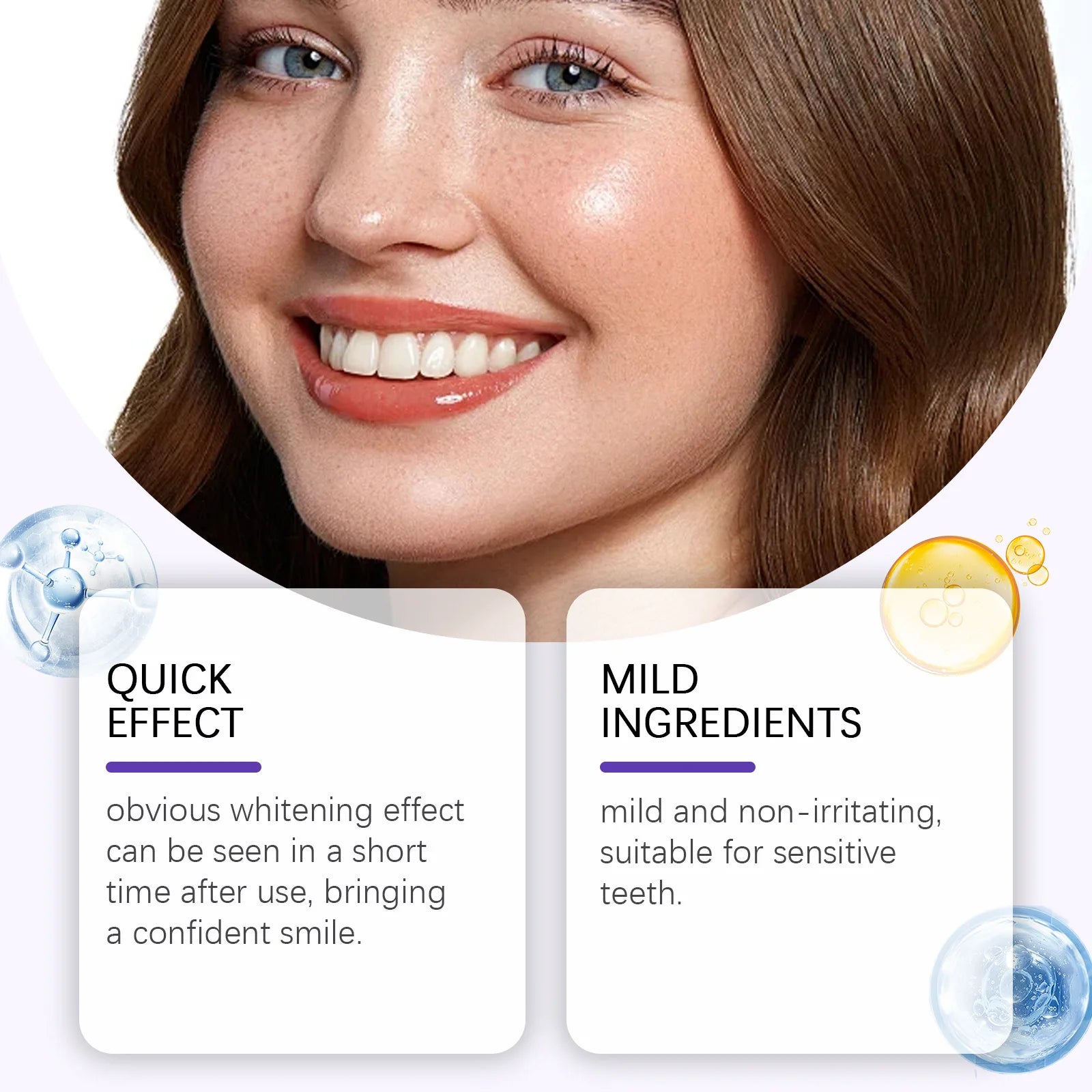 Purple Teeth Whitening Strips Brighten