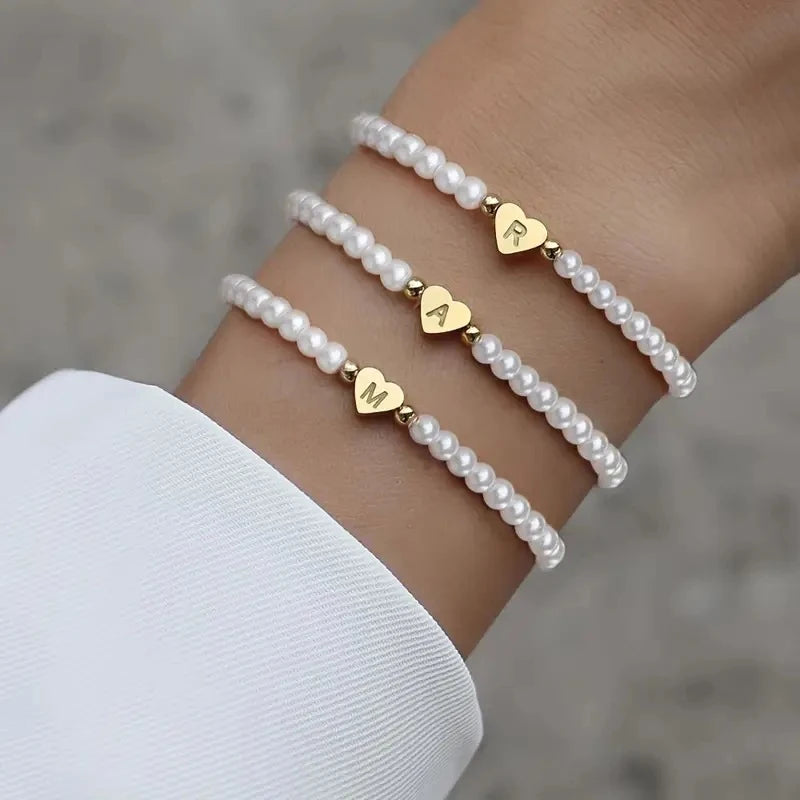 Letters Initial Bracelet  Fashion
