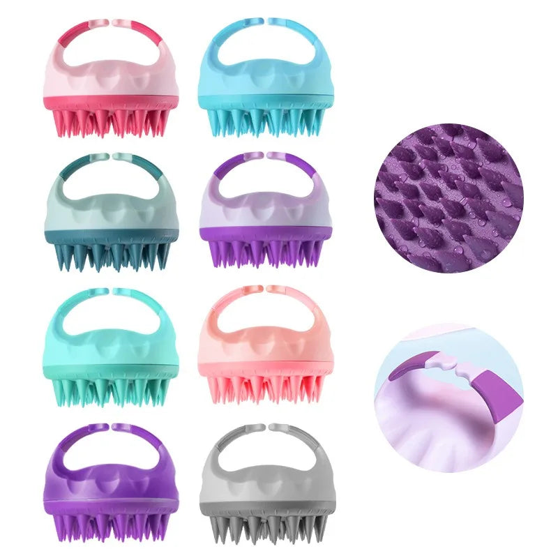Scalp Scrubber Shampoo Brush Massager Clean Scalp