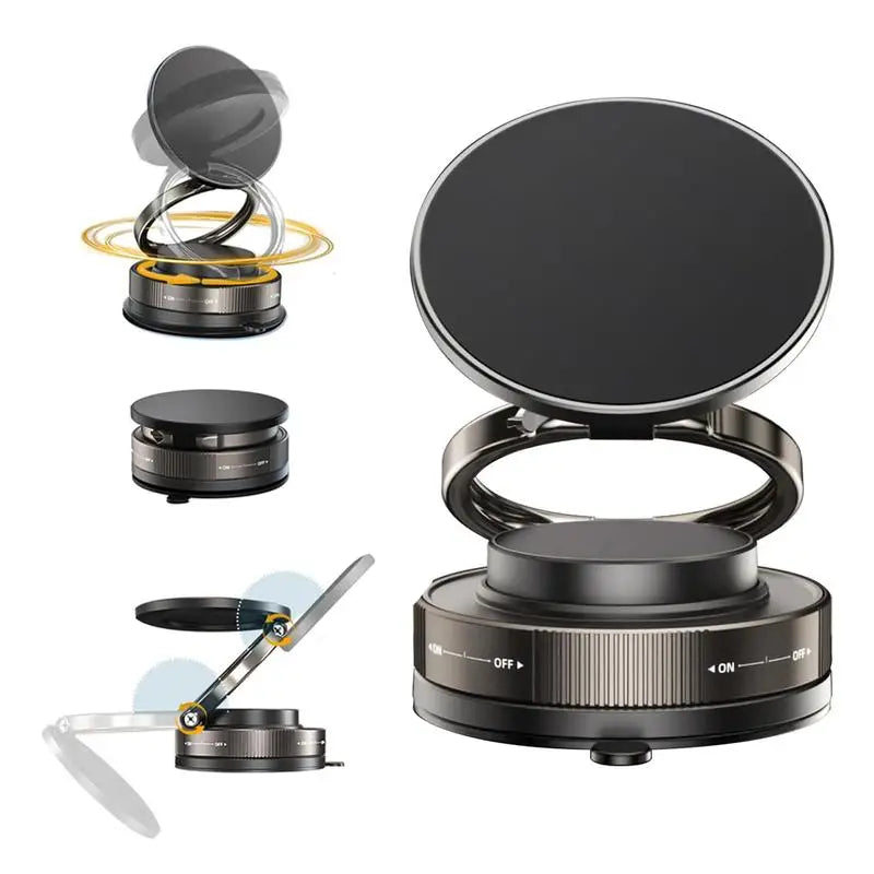 Magnetic Phone Holder for car, 360° Rotatable, Foldable & Adjustable Magnetic Car Mount, , Compatible with iPhone & Other Phones.