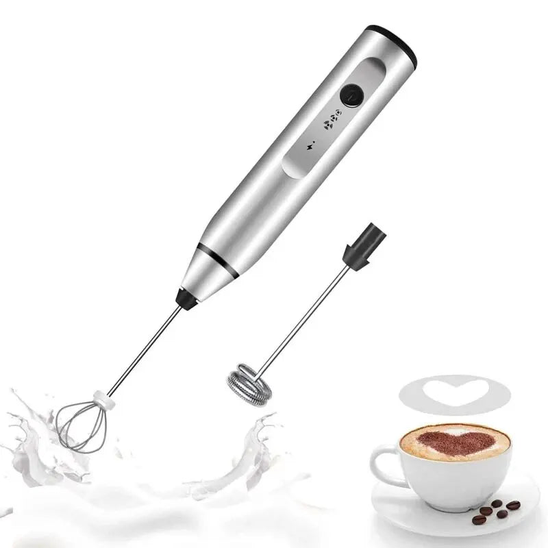 Portable Electric Milk Frothers Handheld Blender USB