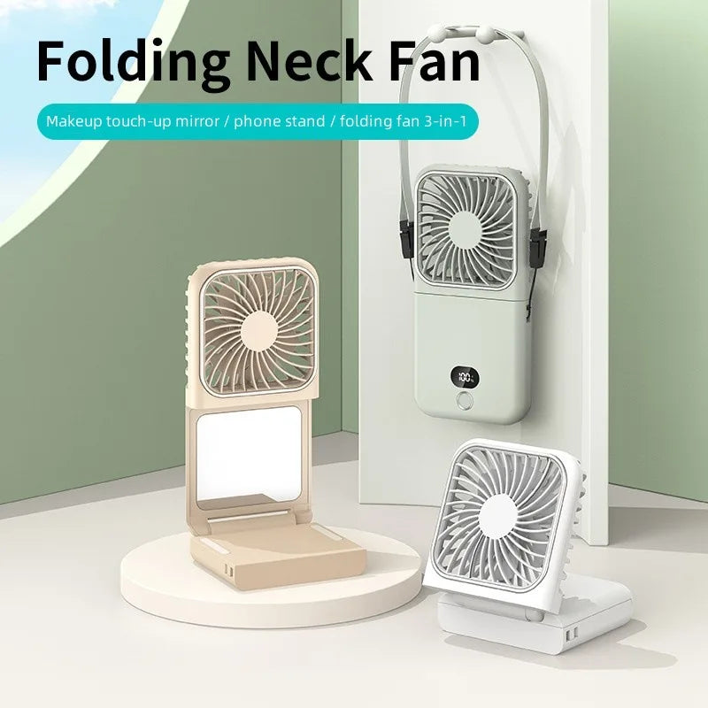 portable Neck Fan Foldable Mini Handheld