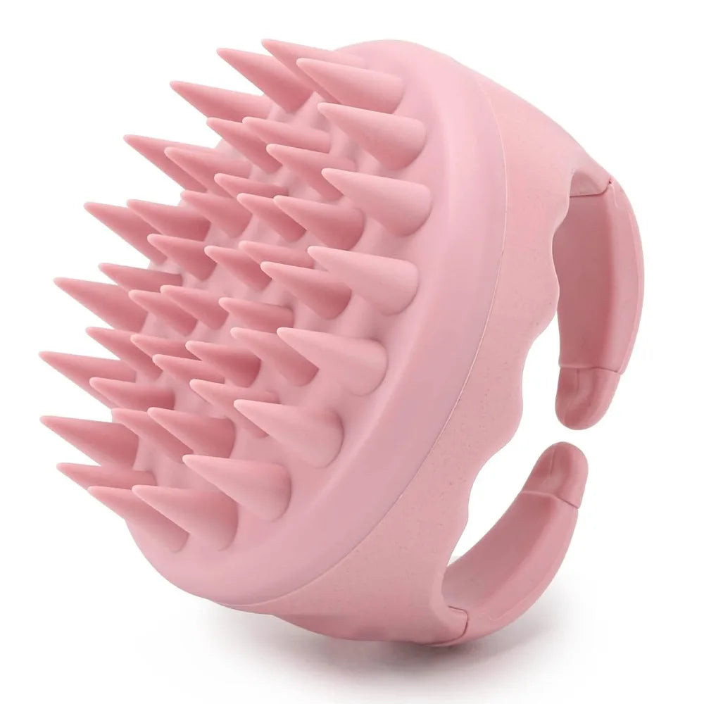 Silicone Scalp Massager Shampoo Brush Hair Scrubber