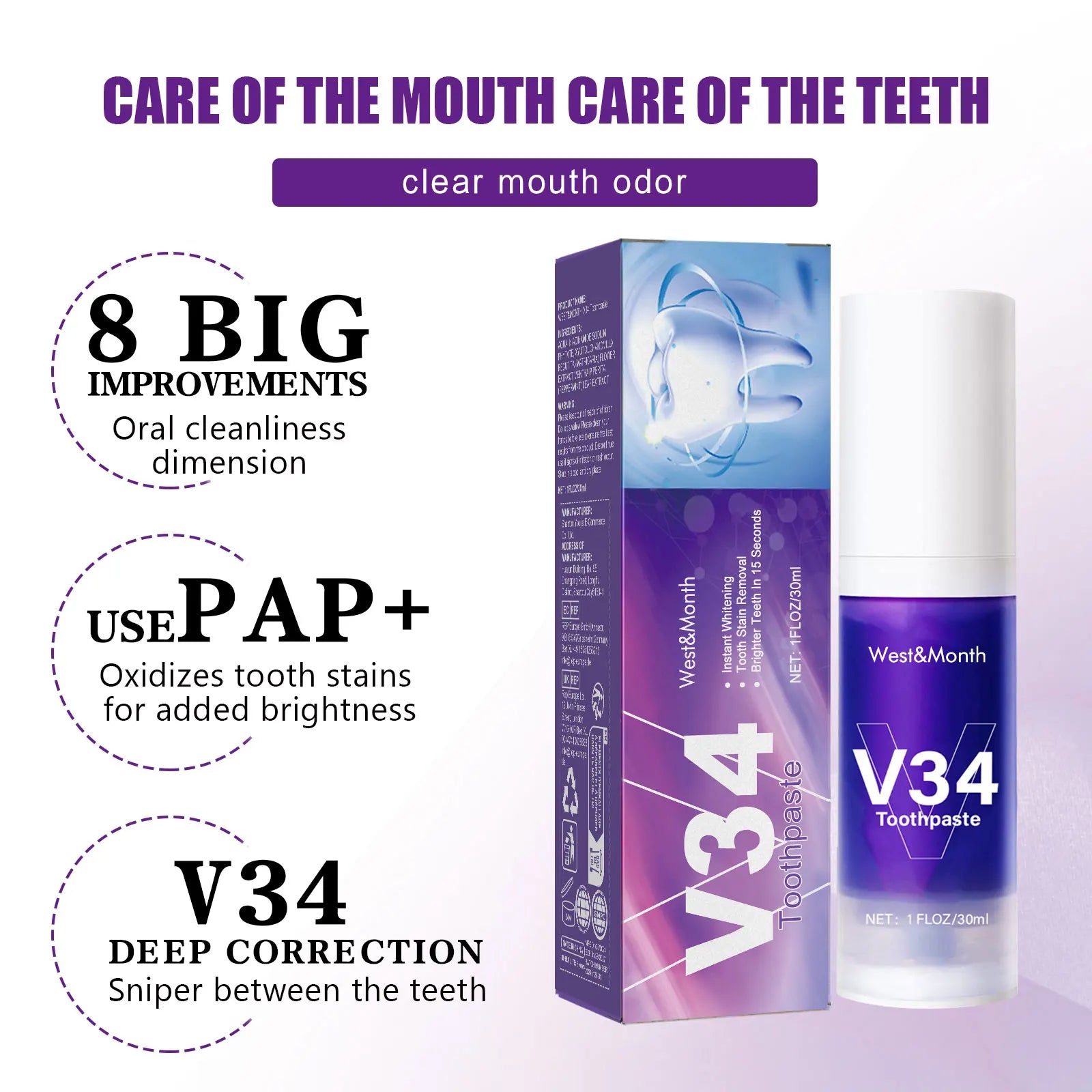 Teeth Whitening Toothpaste.