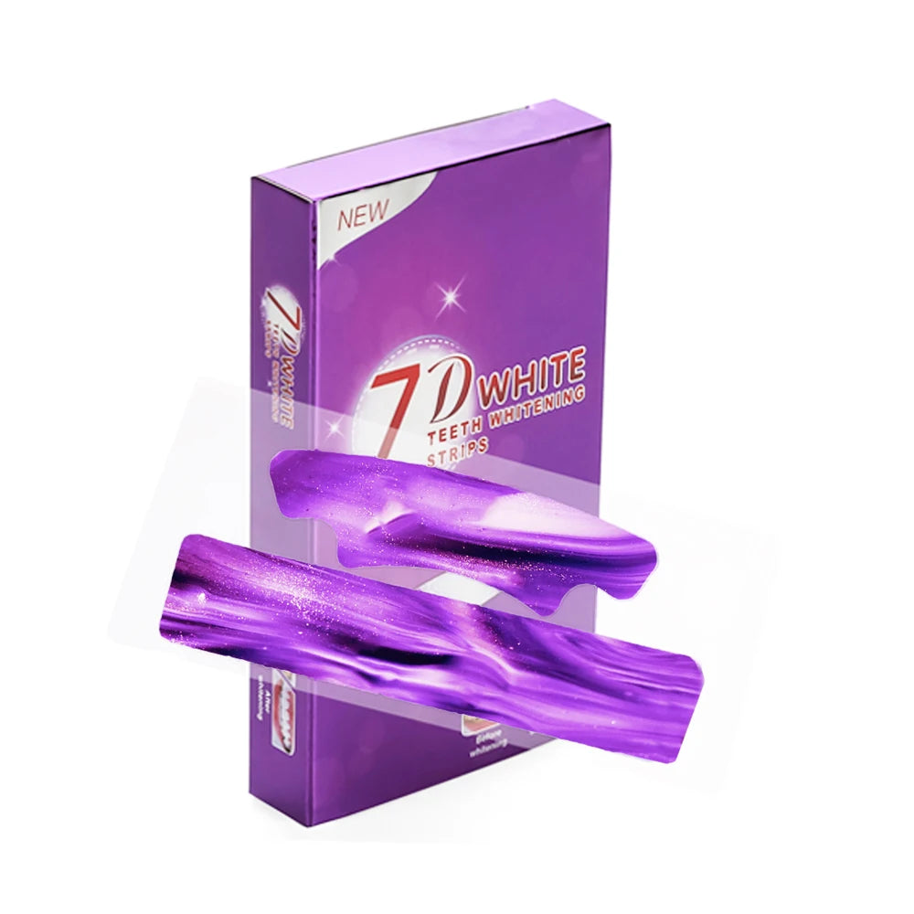 Purple Teeth Whitening Strip No Sensitive Teeth Bleaching