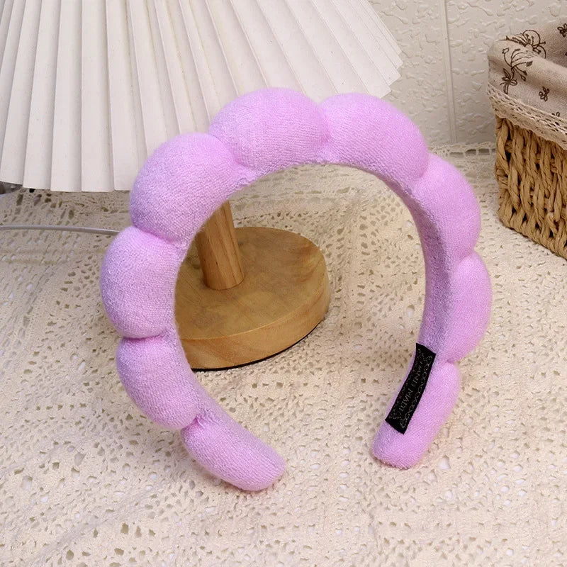 Fashion Sponge Headband For Women Hair Accessories Multifunction Head Band For Face Washing Makeup Removal Shower Hair Band