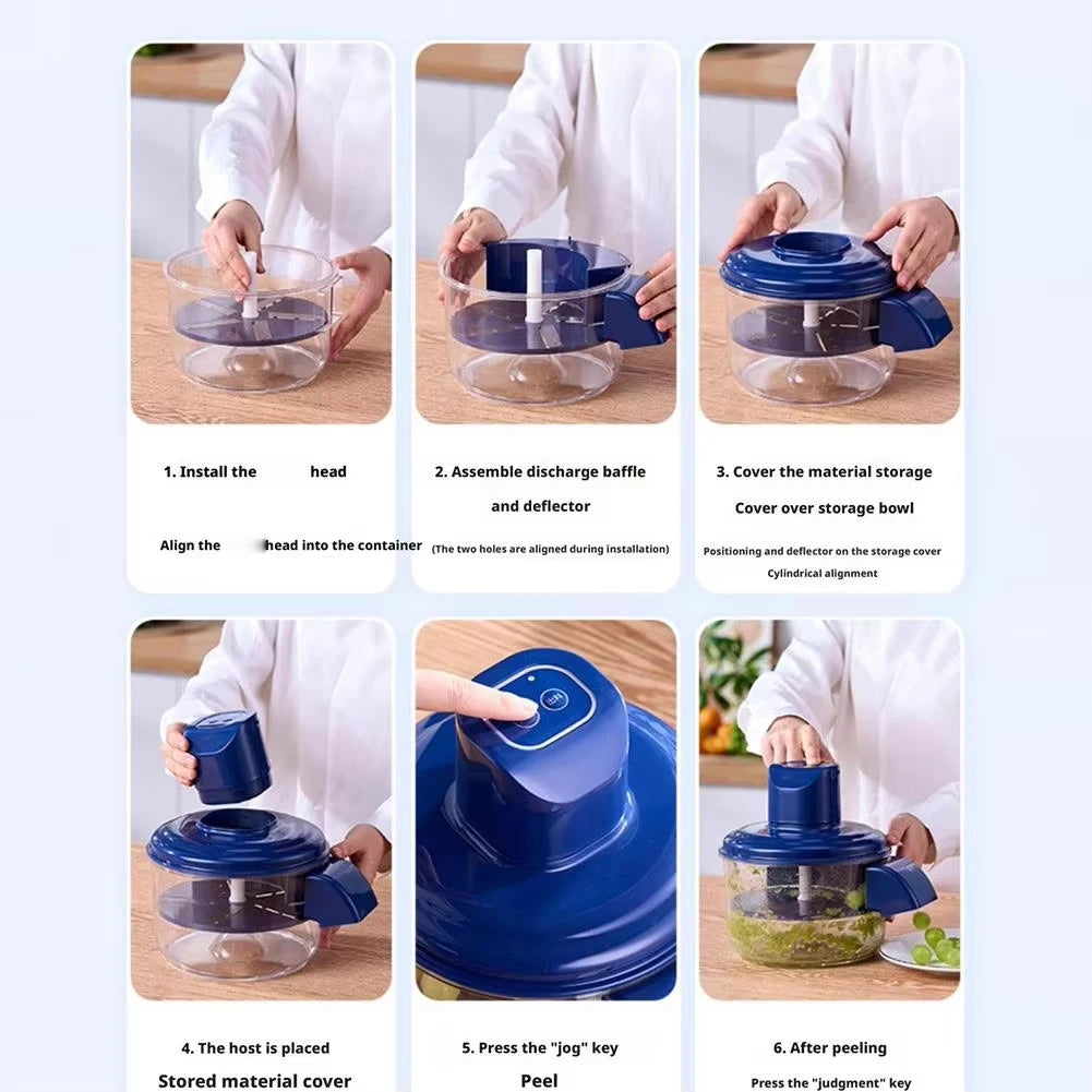 Rechargeable Fruit Peeler Automatic Electric