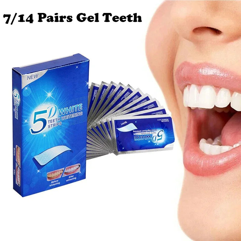5D Whitening Teeth Stickers