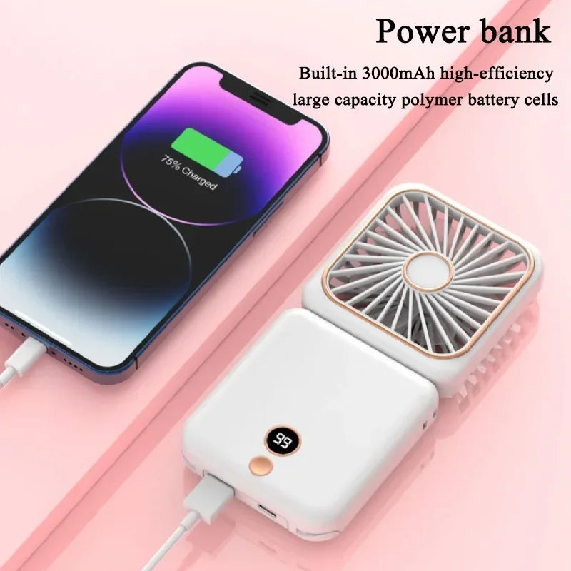 portable Neck Fan Foldable Mini Handheld