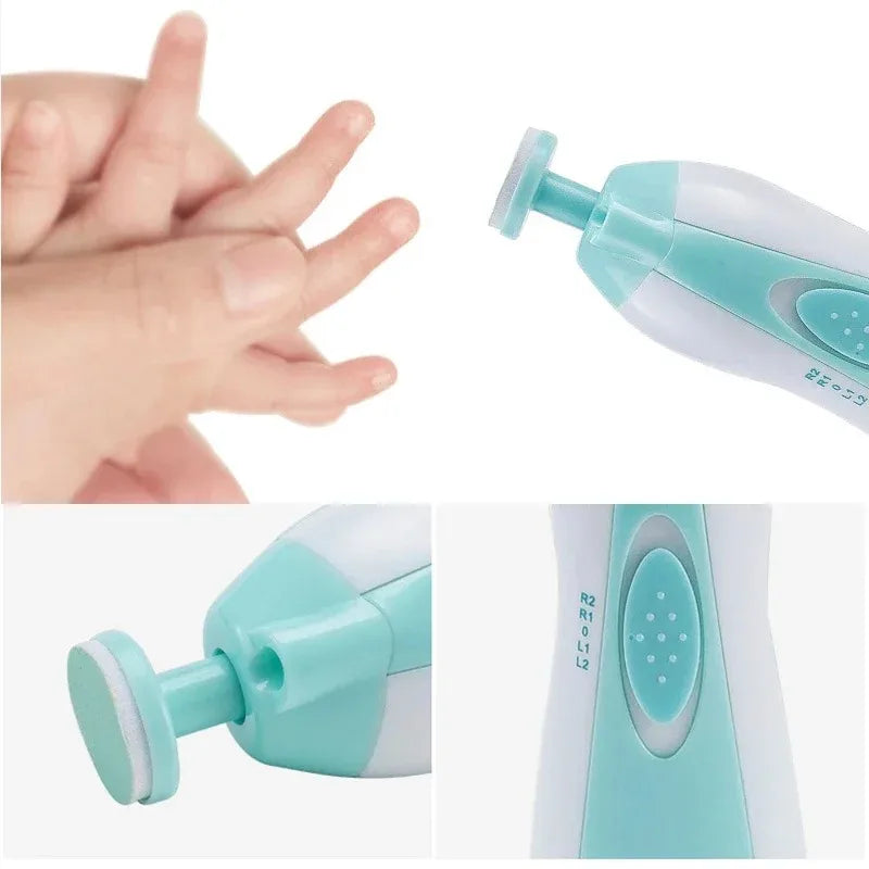 Multifunctional Electric Baby Cutter Trimmer Manicure Tool Set Baby CareNail Trimmer Baby Nail File Clippers Toes Fingernail