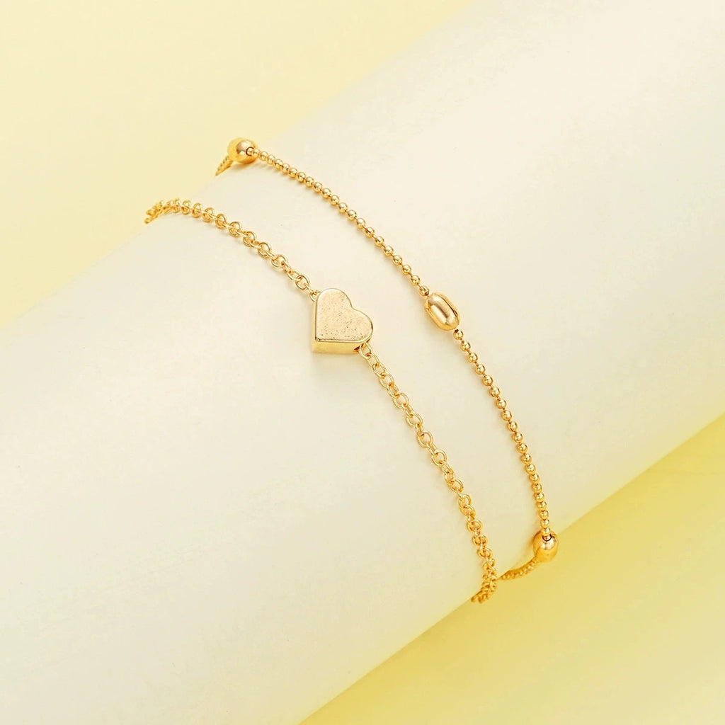 Pearl Heart Jewelry Set For Women
