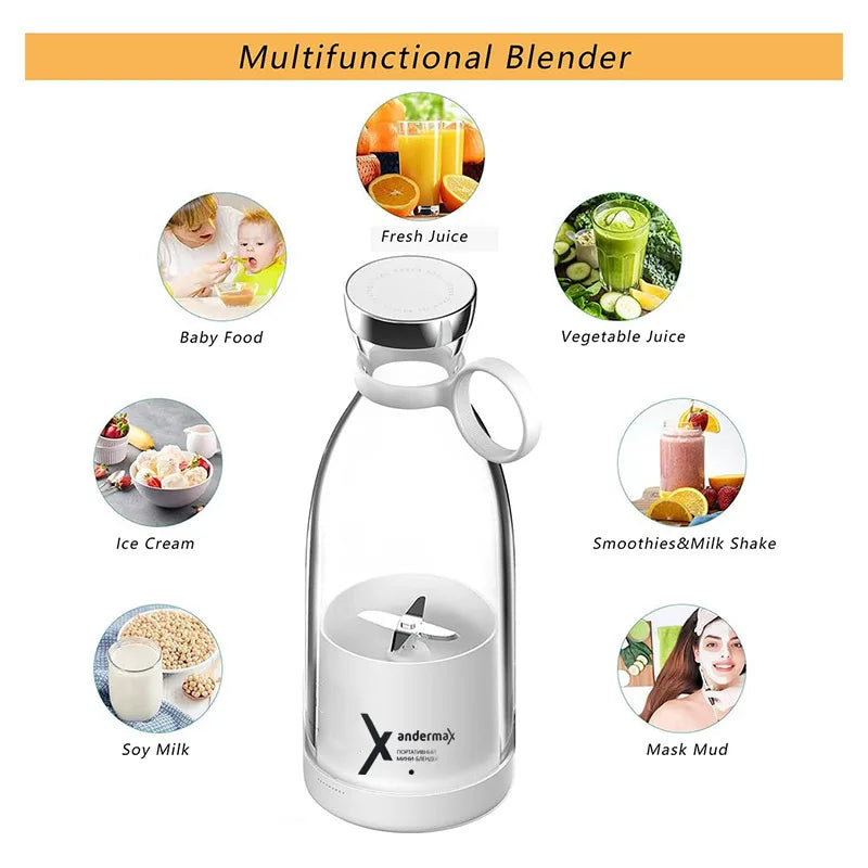 Mini Portable Blender Electric Juicer