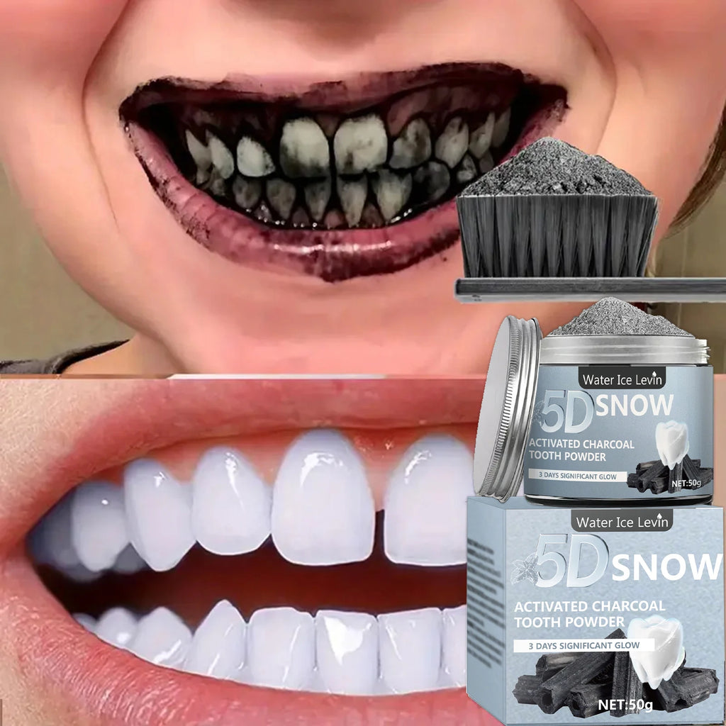 Bamboo Charcoal Teeth Whitening Powder -