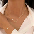 Pearl Heart Jewelry Set For Women