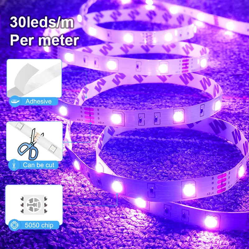 LED Strip Lights RGB 5050 LED Strips Bluetooth APP Control